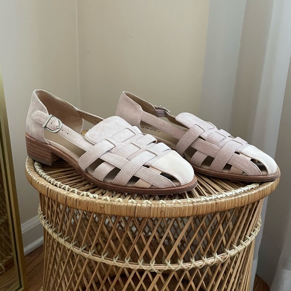 Vaneli Shoes - Vaneli Pink Suede Leather Huarache Sandals Size 7